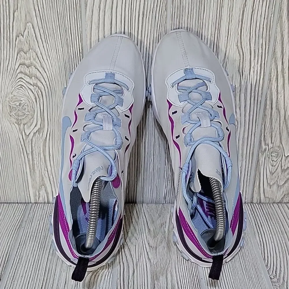 Nike Womens React Element 55 Psychic Blue Size 9.5